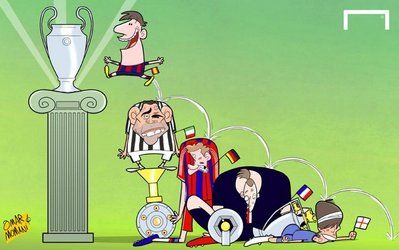 کاریکاتور روز | مسیرِ پنجمین قهرمانی بارسا