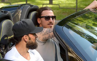 زلاتان ایبراهیموویچ در راه باشگاه ال ای گلکسی