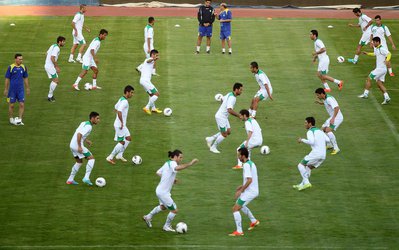 جلسه کی‌روش و کفاشیان و حضور دژاگه و منتظری در تمرین تیم ملی