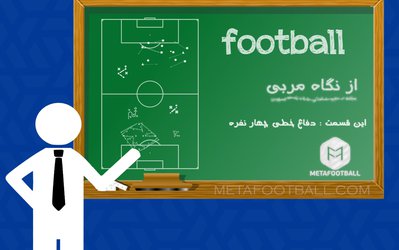 از نگاه مربی | آموزش دفاع خطی 4 نفره 