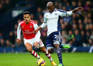 الکسیس سانچز|وست برومویچ 0 - 1 آرسنال / لیگ جزیره