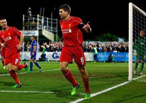 استیون جرارد|اِی اِف سی ویمبلدون 1 - 2 لیورپول / جام حذفی