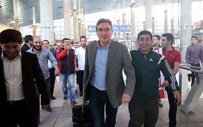 برانکو ایوانکوویچ با دیگر دستیارش به تهران آمد