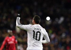 جیمز رودریگز|رئال مادرید 2 - 1 سه ویا / لالیگا