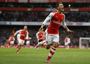 مسوت اوزیل|آرسنال 5 - 0 آستون ویلا / لیگ جزیره