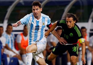 لیونل مسی|آرژانتین 2 - 2 مکزیک / دیدار دوستانه