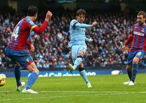 داوید سیلوا|منچستر سیتی 3 - 0 کریستال پالاس / لیگ جزیره