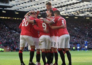 شادی شیاطین سرخ|منچستر یونایتد 3 - 1 لیستر سیتی / لیگ جزیره