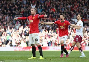 وین رونی|منچستر یونایتد 3 - 1 آستون ویلا / لیگ جزیره