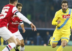 ناپولی 2-0 آرسنال / گروه F لیگ قهرمانا اروپا