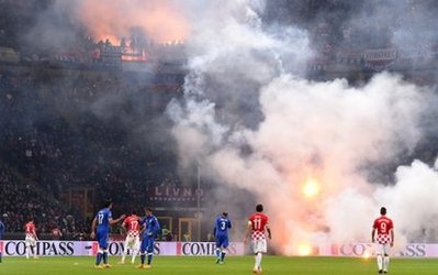 تحقیق پلیس در مورد ۱۷ هوادار اغتشاشگر کرواسی