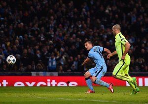 سرخیو آگوئرو|منچستر سیتی 1 - 2 بارسلونا / لیگ قهرمانان