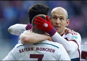 آرین روبن|پادِربورن 0 - 6 بایرن مونیخ / بوندسلیگا