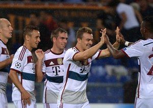 ژردان شکیری|رم 1 - 7 بایرن مونیخ / لیگ قهرمانان