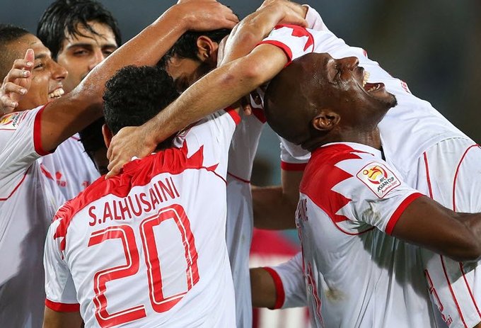 شادی بازیکنان بحرین