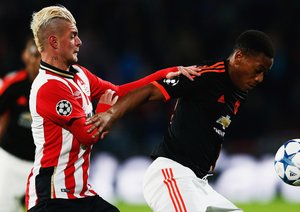 آنتونی مارتیال|پی. اس. وی آیندهوون 2 - 1 منچستر یونایتد / لیگ قهرمانان