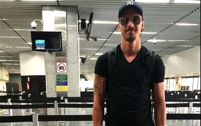 زلاتان ایبراهیموویچ وارد برزیل شد+عکس