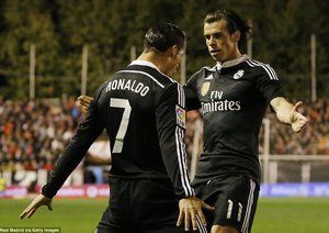 کریستیانو رونالدو - گرت بیل|رایو والکانو 0 - 2 رئال مادرید / لالیگا