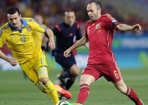 آندرس اینیستا|اسپانیا 1 - 0 اوکراین / مقدماتی یورو 2016