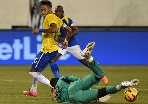 نیمار|برزیل 1-0 اکوادور / دیدار دوستانه