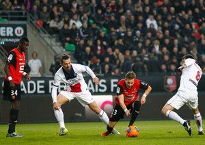 استادي رنز 1-3 پاریس سن ژرمن/هفته هجدهم|برد پی اس جی در زمین استادي رنز