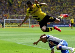 هنريخ مخیتاریان|بوروسيا دورتموند 2 - 0 هرتابرلین / بوندسلیگا