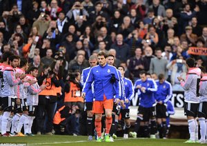 تشویق بازیکنان رئال توسط بازیکنان حریف