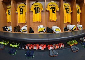 یوونتوس|رختکن یوونتوس قبل از شروع مسابقه