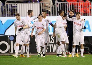 شادی بازیکنان اینتر|کالیاری 1 - 2 اینترمیلان /  سری آ