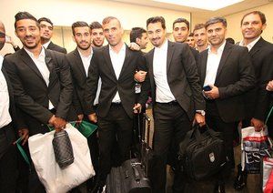 ایران|ورود تیم ملی کشورمان به فرودگاه سائوپائولو.