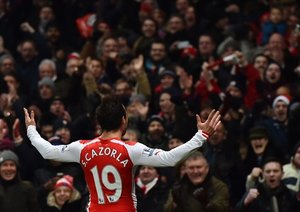 سانتی کازورلا|آرسنال 4 - 1 نیوکاسل / لیگ جزیره