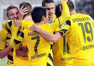 شينجی کاواگا|سن پائولی 0 - 3 بوروسيا دورتموند / جام حذفي