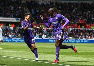 یحیی توره|سوانسی 2 - 4 منچستر سیتی / لیگ جزیره