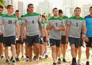 استرالیا|اردوی ساحلی تیم ملی استرالیا در منطقه بسیار زیبای ساحلی در ویتوریا برزیل