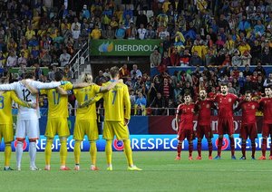 مراسم قبل از بازی|اسپانیا 1 - 0 اوکراین / مقدماتی یورو 2016