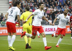 شادی بازیکنان پی اس جی