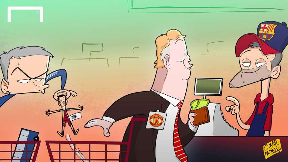 Mourinho Steals Pedro From Van Gaal (Cartoon) (Omar Momani).jpg