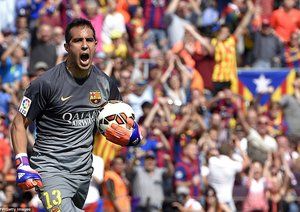 كلوديو براوو|بارسلونا 2 - 0 والنسیا / لالیگا