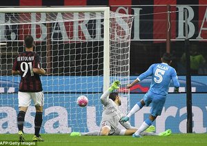 آلان|میلان 0 - 4 ناپولی / سری آ