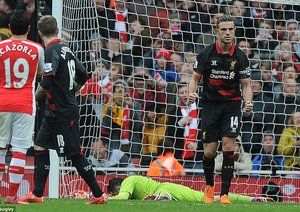 جردن هندرسون|آرسنال 4 - 1 لیورپول / لیگ جزیره