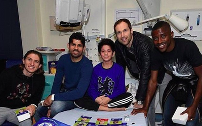 سوژه روز | دیدار ستاره‌های چلسی با کودکان بیمار