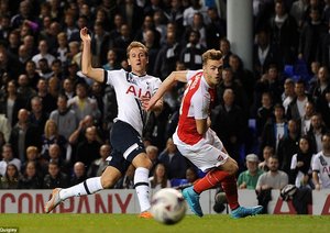 هری کِین|تاتنهام 1 - 2 آرسنال / جام اتحادیه