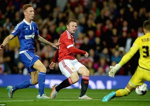 وین رونی|منچستر یونایتد 3 - 0 ایپسویچ تاون / جام اتحادیه