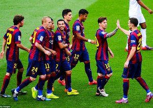 لیونل مسی|بارسلونا 2 - 2 دپورتیوو لاکرونیا / لالیگا