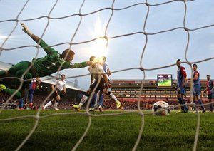 جو آلن|لحظه وارد شدن شوت جو آلن و گل لیورپول