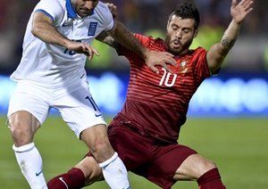 گيورگيوس كاراگونيس - لوکاس ویِرا دی سوزا|پرتغال 0 - 0 یونان / دیدار دوستانه