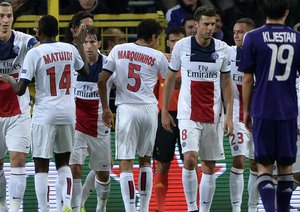 اندرلشت-پاریس سن ژرمن/ گروه C لیگ قهرمانان اروپا