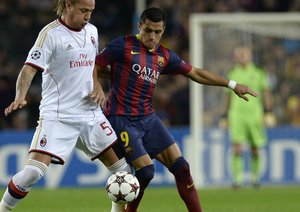 بارسلونا ۳-۱ میلان/ گروه H لیگ قهرمانان اروپا