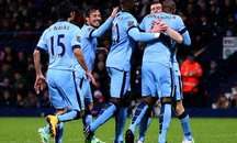 منچستر سیتی 3 - 0 وست بروم ویچ/هفته سی ام لیگ برتر /گل های مسابقه