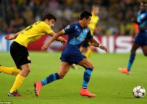 الکسیس سانچز - پاپاستاتوپولوس|دورتموند 2-0 آرسنال /  لیگ قهرمانان